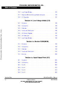 浏览型号MC68HC908GR8CP的Datasheet PDF文件第12页