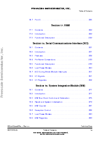 浏览型号MC68HC908GR8CP的Datasheet PDF文件第13页