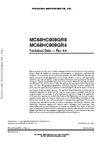 浏览型号MC68HC908GR8CP的Datasheet PDF文件第3页