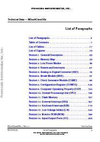 浏览型号MC68HC908GR8CP的Datasheet PDF文件第5页