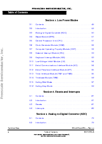 浏览型号MC68HC908GR8CP的Datasheet PDF文件第8页
