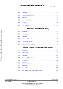 浏览型号MC68HC908GR8CP的Datasheet PDF文件第9页