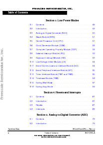 浏览型号MC68HC908GR8VDW的Datasheet PDF文件第8页