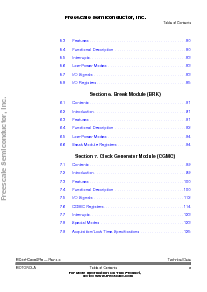 浏览型号MC68HC908GR8VDW的Datasheet PDF文件第9页