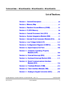 浏览型号MC68HC908KX8CP的Datasheet PDF文件第5页