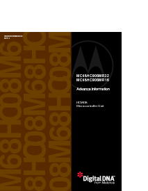 浏览型号MC68HC908MR32的Datasheet PDF文件第1页