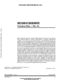 浏览型号MC68HC908MR8CP的Datasheet PDF文件第3页