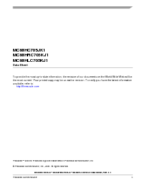 浏览型号MC68HRC705KJ1的Datasheet PDF文件第3页