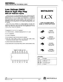 浏览型号MC74LCX74DT的Datasheet PDF文件第1页