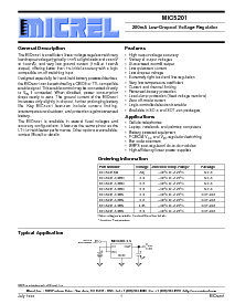 浏览型号MIC5201-3.0BM的Datasheet PDF文件第1页