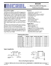 浏览型号MIC5245-3.3BM5的Datasheet PDF文件第1页