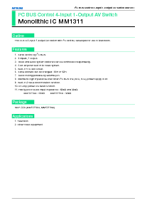 浏览型号MM1311的Datasheet PDF文件第1页