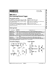 浏览型号MM74HC14MTCX的Datasheet PDF文件第1页