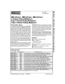 浏览型号MM74HC4051MTCX的Datasheet PDF文件第1页