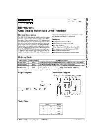 浏览型号MM74HC4316MTC的Datasheet PDF文件第1页