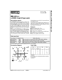 浏览型号MM74HC573MTC的Datasheet PDF文件第1页