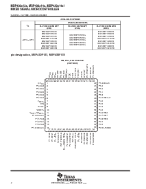 浏览型号MSP430F133IPM的Datasheet PDF文件第2页