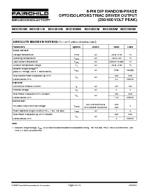 浏览型号MOC3023的Datasheet PDF文件第2页