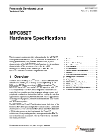 浏览型号MPC852TVR50的Datasheet PDF文件第1页