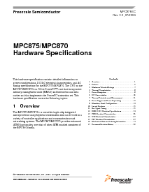 浏览型号MPC870ZT66的Datasheet PDF文件第1页