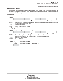浏览型号MSP430P112DW的Datasheet PDF文件第7页