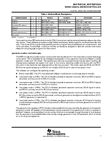 浏览型号MSP430P325PG的Datasheet PDF文件第5页