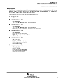 浏览型号MSP430F122IDW的Datasheet PDF文件第5页