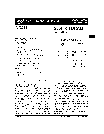 浏览型号MT4C4256的Datasheet PDF文件第1页