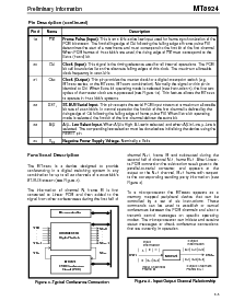浏览型号MT8924AE的Datasheet PDF文件第3页