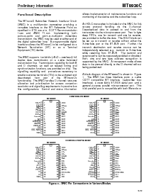 浏览型号MT8930的Datasheet PDF文件第5页