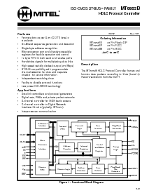 浏览型号MT8952BS的Datasheet PDF文件第1页