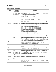 浏览型号MT90869的Datasheet PDF文件第6页