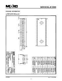 浏览型号MX23L8100MC-12的Datasheet PDF文件第5页
