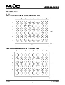 浏览型号MX26L3220MC-12的Datasheet PDF文件第2页