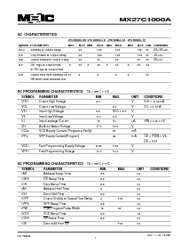 浏览型号MX27C1000API-15的Datasheet PDF文件第7页