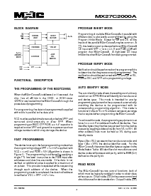 浏览型号MX27C2000API-90的Datasheet PDF文件第2页