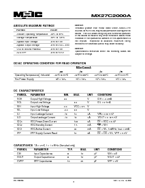 浏览型号MX27C2000API-90的Datasheet PDF文件第6页