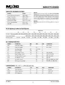 浏览型号MX27C2000TC-45的Datasheet PDF文件第6页