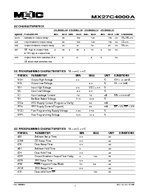 浏览型号MX27C4000APC-90的Datasheet PDF文件第7页