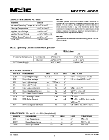 浏览型号MX27L4000TC-20的Datasheet PDF文件第6页