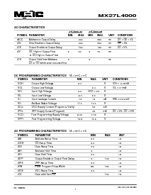 浏览型号MX27L4000TC-20的Datasheet PDF文件第7页