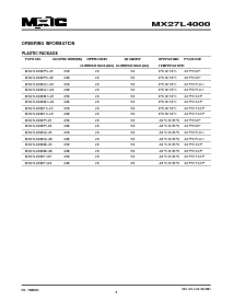 浏览型号MX27L4000TC-20的Datasheet PDF文件第9页