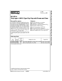 浏览型号NC7SZ74K8X的Datasheet PDF文件第1页