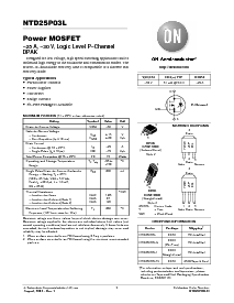 浏览型号NTD25P03LT4的Datasheet PDF文件第1页