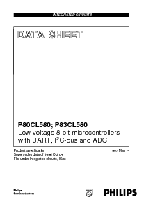 浏览型号P80CL580的Datasheet PDF文件第1页