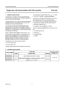 浏览型号P87C591VFA的Datasheet PDF文件第4页