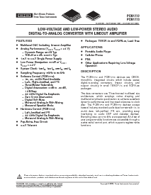 浏览型号PCM1754DBQ的Datasheet PDF文件第1页