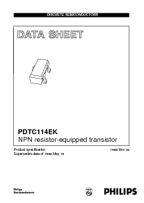 浏览型号PDTC114EM的Datasheet PDF文件第1页