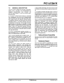 浏览型号PIC12CE673-04E/JW的Datasheet PDF文件第3页