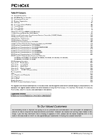 浏览型号PIC16C61-10E/SO的Datasheet PDF文件第4页